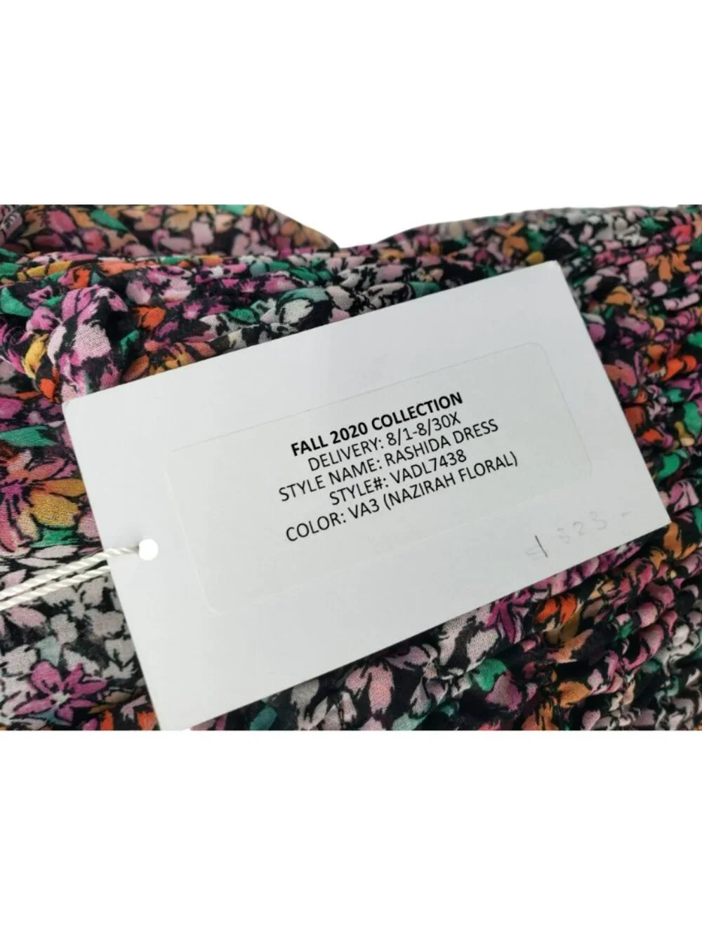 NWT Misa Los Angeles Rashida Smocked Floral Maxi Dress Nazirah Boho Whimsigoth - Picture 7 of 16